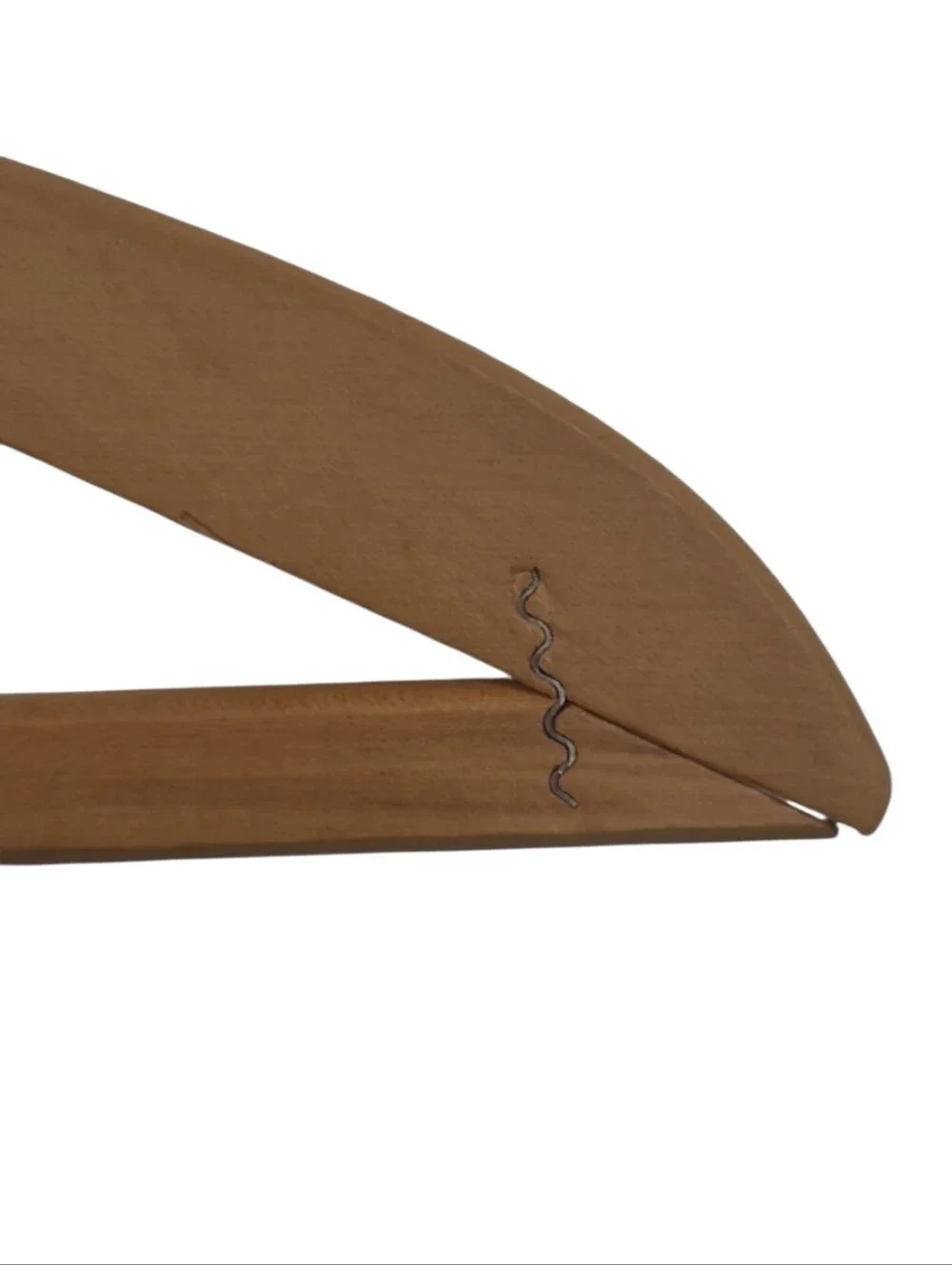 Vintage Wooden Men's Hanger - Natural Brown 